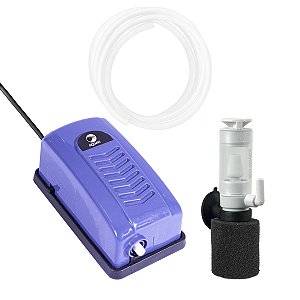 Compressor ar Xinxiu AP-103 1s kit + filtro esponja MF-201