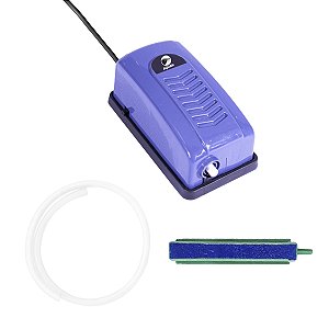 Compressor ar Xinxiu AP-103 1s kit + 2m mangueira + pedra barra 15cm