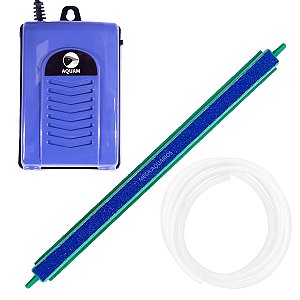 Compressor ar Xinxiu AP-203 2s kit + 2m mangueira + pedra barra 60cm