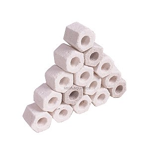 Mídia Aquam cerâmica exágono 500g L14