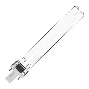 Lâmpada UVC germicida PL 13W 2P G23 18,5cm compacta filtro uv
