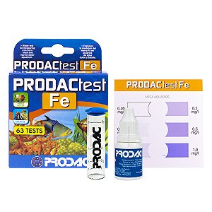 Teste Prodac Fe teste de ferro aquário doce marinho plantado