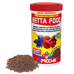 Ração peixe Betta Prodac Betta Food 15g alimento premium completo