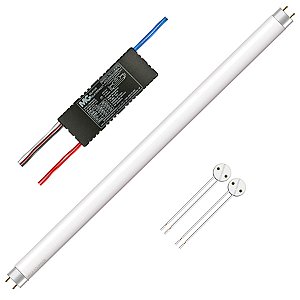 DSC Lâmpada UVA actínica kit T8 40W 4P G13 120cm + reator + soquete