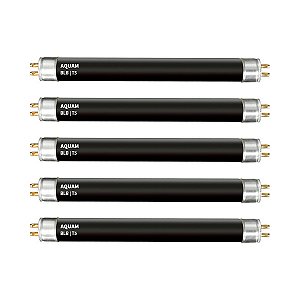 Lâmpada luz negra kit T5 4W 4P G5 15cm - 5 lâmpadas