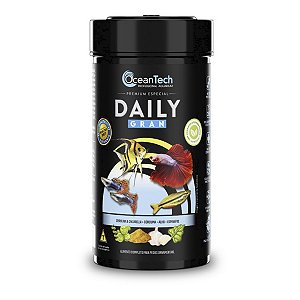 Ração OceanTech Daily gran 50g peixes aquário comunitário dia a dia