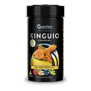 Ração OceanTech Kinguio Gran 30g peixes kinguios completa dia a dia