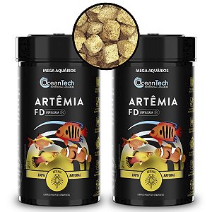 Ração OceanTech Artêmia FD Liofilizada 16g suplemento natural peixes