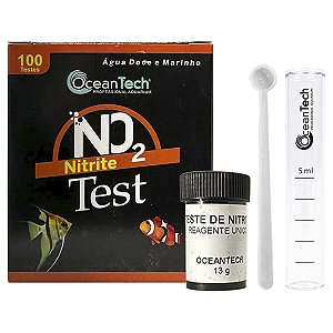 Teste OceanTech NO2 nitrito aquário doce marinho