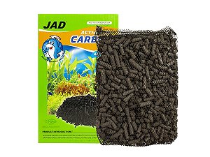 500gr - Carvão ativado granulado Jad AC-500 para filtragem de aquarios e lagos