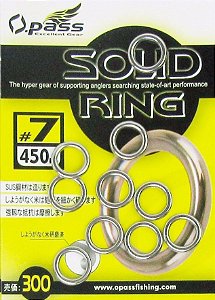 Solid ring O-pass N° 09 argola para montagem de anzol