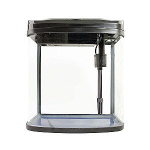 Aquário vidro curvo RS-300 15 L com luz de led + bomba aquario