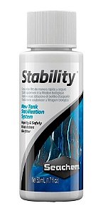 Seachem Stability 50ml acelerador biológico aquário água doce e salgada