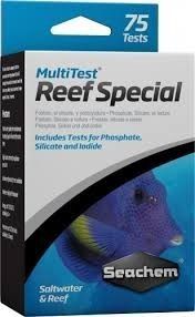 Multitest Reef Special Teste P/ Fosfato Iodo Silicat Seachem