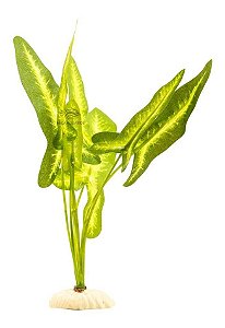 Planta artificial Para Aquário enfeite Decoração 23,5cm Não Machuca Peixe SE04