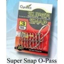 O-pass Power Snap Pesca Nº 4  7 Pç.  110kg. Gancho Isca