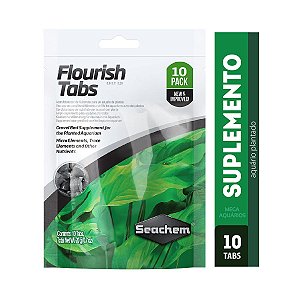 Seachem Flourish Tabs suplemento aquário plantado 10tbs