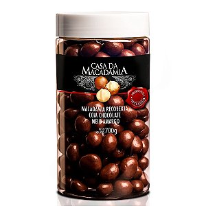 Macadâmia Coberta com Chocolate Meio Amargo