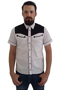 CAMISA WESTERN BICOLOR MASCULINA