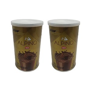 Kit Achocolatado Em Pó Alpino 200g Nestle Bebida Brigadeiro