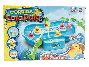 Brinquedo Pega Patinho com Água Novo com Luz e Som Infantil
