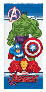 Toalha de Banho Avengers Felpuda - Vingadores 4