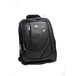 Mochila Couro Sintético - Preta 2604