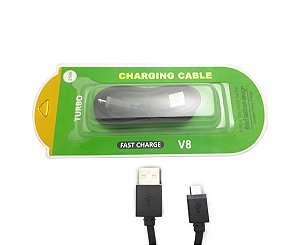 Cabo USB Turbo 25W V8 - Micro USB