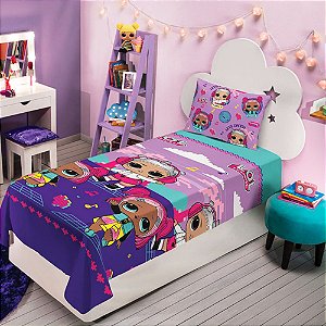 Jogo De Cama Solteiro Estampado Barbie Lepper 2 Pçs - Barbie