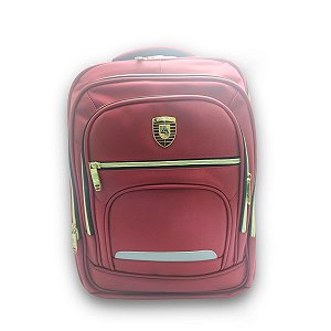 Mochila Escolar Fashion 2 em 1 Vermelha