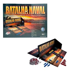 Jogo de Tabuleiro Batalha Naval - Pais e Filhos