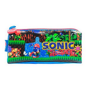 Estojo Sonic the Hedgehog Escolar Infantil - Pacific