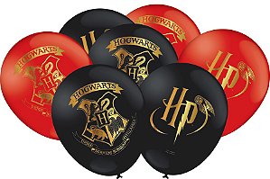 Balão Harry Potter 25un Bola Bexiga Tam 9 - Festcolor