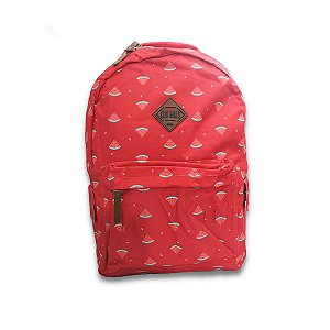 Mochila Escolar CosTas Clio Melancia Fruits Vermelho