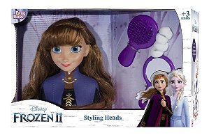 Anna Boneca Infantil Frozen Ii Styling Heads Disney - Rosita