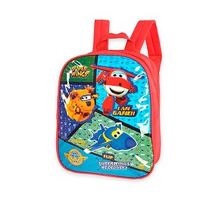 Mochila Escolar Infantil Costas  Super Wings