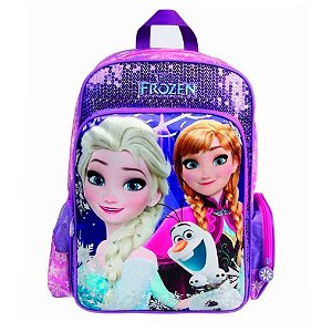 Mochila Costas Escolar Frozen G Disney volta as aulas