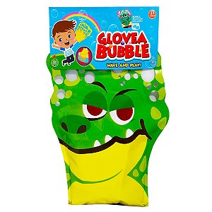 Brinquedo Lança Bolhas de Sabão c/ as Mãos - Jacaré