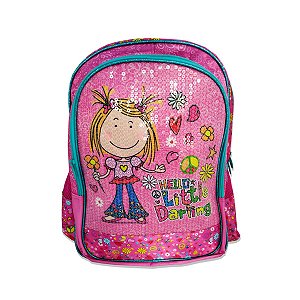 Mochila Escolar Hello Little Darling Infantil Rosa