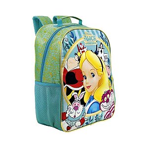 Mochila Infantil Alice Costas Escolar País das Maravilhas