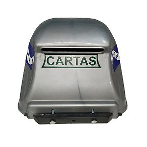 Caixa De Correios Para Carta Power Prata Gradil Grade Portão