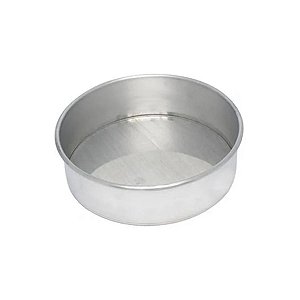 Forma Redonda 15x8cm Assadeira Para Bolo Torre Fundo Fixo