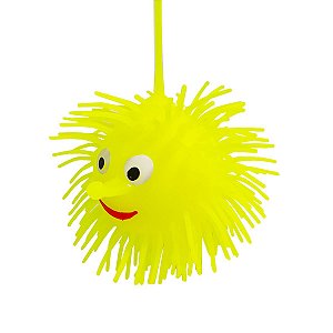 Squishies Bolinha Brilha Royal Crazy Anti Stress - Amarelo