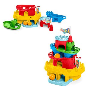 Brinquedo Educativo Monta Castelo Infantil Colorido - TaTeTi