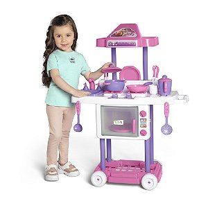 Brinquedo Cozinha Feliz Comidas - JR toys - Shop Macrozao