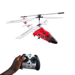 Helicóptero Falcão 3 de Controle Remoto Recarregável