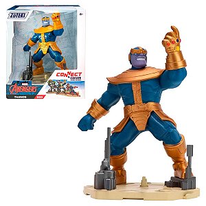 Boneco Thanos Figura De Vinil 15 cm - Os Vingadores