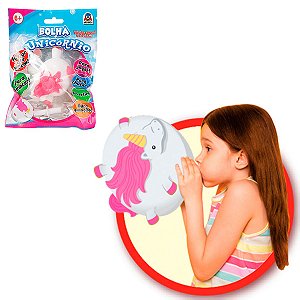 Brinquedo Infantil Bolha de Unicornio Inflável - Braskit