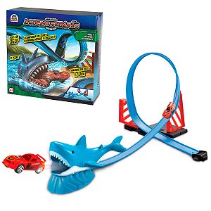 Brinquedo Infantil Looping Tubarão Carrinho - Braskit