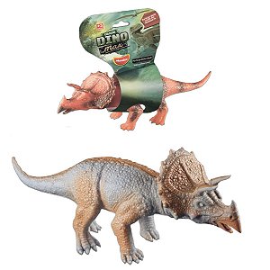 Dino Max Coleção Dinossauro Triceratops Infantil